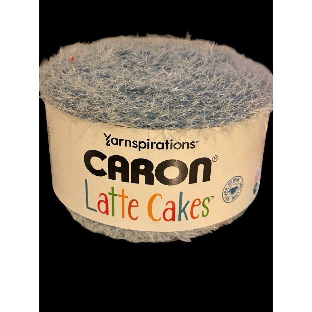 Yarnspirations Caron Latte Cakes Blueberry Mist 3 Balls No Contrast